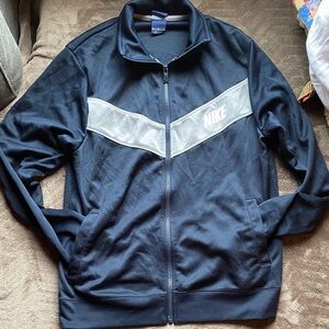 Nike Dark Blue Jacket with White Accent